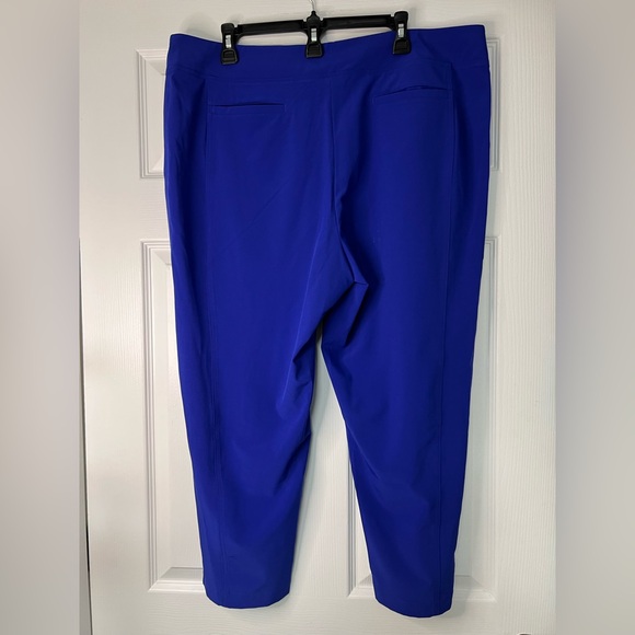 Chico's Vibrant Blue Straight Leg Pants - Picture 9 of 9
